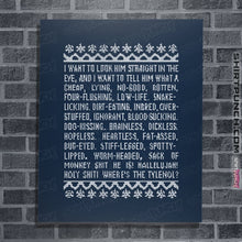 Load image into Gallery viewer, Shirts Posters / 4"x6" / Navy Clark Tirade