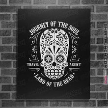 Load image into Gallery viewer, Shirts Posters / 4"x6" / Black Travel Agent Catrina