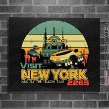 Load image into Gallery viewer, Daily_Deal_Shirts Posters / 4"x6" / Black Visit New York