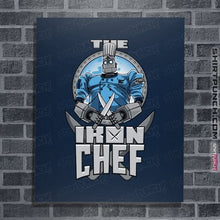 Load image into Gallery viewer, Daily_Deal_Shirts Posters / 4"x6" / Navy The Iron Chef