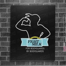 Load image into Gallery viewer, Shirts Posters / 4"x6" / Black Fight Milk