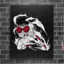 Load image into Gallery viewer, Daily_Deal_Shirts Posters / 4"x6" / Black Dashing Champion