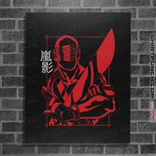 Load image into Gallery viewer, Daily_Deal_Shirts Posters / 4"x6" / Black Rival Ninja