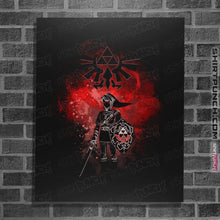 Load image into Gallery viewer, Shirts Posters / 4"x6" / Black Dark Link Art