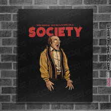 Load image into Gallery viewer, Daily_Deal_Shirts Posters / 4"x6" / Black A Society