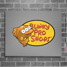 Load image into Gallery viewer, Daily_Deal_Shirts Posters / 4"x6" / Sports Grey Blinky Pro Shops