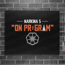 Load image into Gallery viewer, Daily_Deal_Shirts Posters / 4"x6" / Black On Program