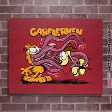 Load image into Gallery viewer, Shirts Posters / 4"x6" / Red Garflerken