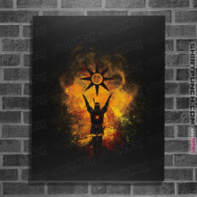 Load image into Gallery viewer, Shirts Posters / 4"x6" / Black Praise the Sun
