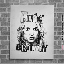 Load image into Gallery viewer, Secret_Shirts Posters / 4"x6" / White Free Britney White