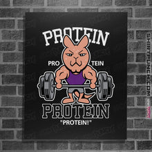 Load image into Gallery viewer, Shirts Posters / 4"x6" / Black Protein Gym