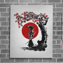 Load image into Gallery viewer, Shirts Posters / 4"x6" / White Afro Under The Sun