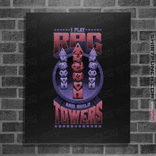 Load image into Gallery viewer, Secret_Shirts Posters / 4"x6" / Black Dice Tower!