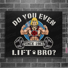 Load image into Gallery viewer, Secret_Shirts Posters / 4"x6" / Black He Man Lifts