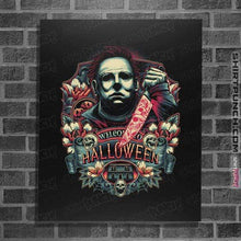 Load image into Gallery viewer, Shirts Posters / 4&quot;x6&quot; / Black Welcome To Halloween
