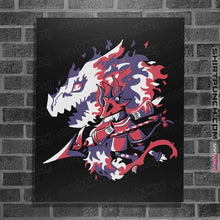Load image into Gallery viewer, Daily_Deal_Shirts Posters / 4"x6" / Black Dragon Knight