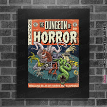 Load image into Gallery viewer, Shirts Posters / 4"x6" / Black The Dungeon Of Horror