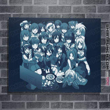 Load image into Gallery viewer, Secret_Shirts Posters / 4"x6" / Navy Anime Night