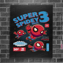 Load image into Gallery viewer, Secret_Shirts Posters / 4"x6" / Black Super Spider Bros