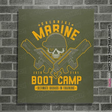 Load image into Gallery viewer, Shirts Posters / 4"x6" / Military Green Colonial Marine s