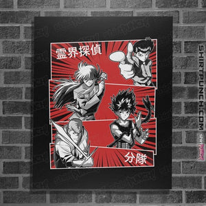 Daily_Deal_Shirts Posters / 4"x6" / Black Spirit World Detectives