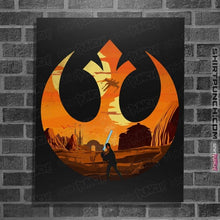 Load image into Gallery viewer, Daily_Deal_Shirts Posters / 4"x6" / Black Rising Star