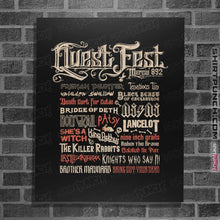 Load image into Gallery viewer, Shirts Posters / 4"x6" / Black Quest Fest
