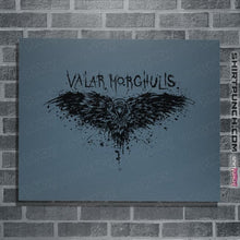 Load image into Gallery viewer, Shirts Posters / 4"x6" / Indigo Blue Valar Morghulis