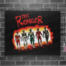 Load image into Gallery viewer, Secret_Shirts Posters / 4"x6" / Black The Ranger