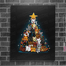 Load image into Gallery viewer, Daily_Deal_Shirts Posters / 4"x6" / Black Christmas Kittens