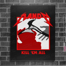 Load image into Gallery viewer, Shirts Posters / 4"x6" / Black Mandy Em All
