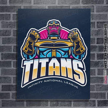 Load image into Gallery viewer, Shirts Posters / 4"x6" / Navy Titans INL
