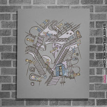 Load image into Gallery viewer, Daily_Deal_Shirts Posters / 4&quot;x6&quot; / Sports Grey Escher Who
