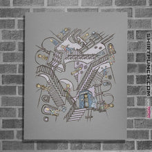 Load image into Gallery viewer, Daily_Deal_Shirts Posters / 4"x6" / Sports Grey Escher Who