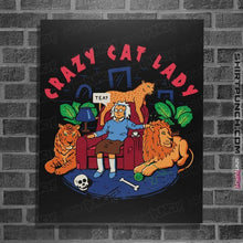 Load image into Gallery viewer, Daily_Deal_Shirts Posters / 4"x6" / Black Cat Lady