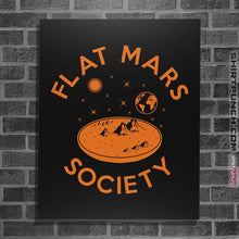 Load image into Gallery viewer, Shirts Posters / 4"x6" / Black Flat Mars Society