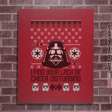 Load image into Gallery viewer, Shirts Posters / 4"x6" / Red Vader Christmas