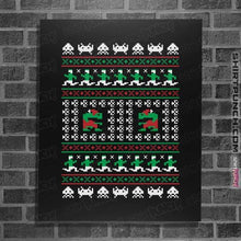 Load image into Gallery viewer, Shirts Posters / 4"x6" / Black Games Of Christmas Past