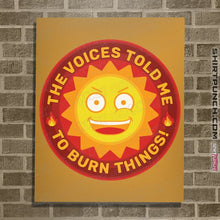 Load image into Gallery viewer, Secret_Shirts Posters / 4"x6" / Gold Burn Things!