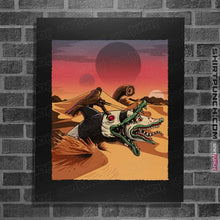 Load image into Gallery viewer, Daily_Deal_Shirts Posters / 4"x6" / Black Wormrider
