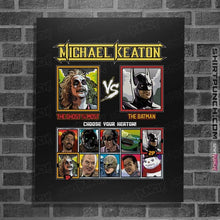Load image into Gallery viewer, Daily_Deal_Shirts Posters / 4"x6" / Black Michael Keaton