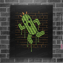 Load image into Gallery viewer, Secret_Shirts Posters / 4"x6" / Black Cactuar Graffiti
