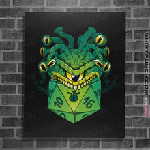 Load image into Gallery viewer, Secret_Shirts Posters / 4"x6" / Black Monster Dice