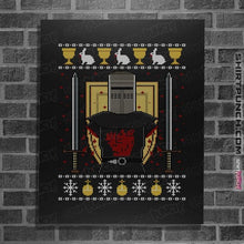 Load image into Gallery viewer, Secret_Shirts Posters / 4"x6" / Black The Holiday Grail