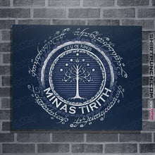 Load image into Gallery viewer, Shirts Posters / 4"x6" / Navy Minas Tirith