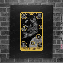 Load image into Gallery viewer, Shirts Posters / 4"x6" / Black The Chariot Tarot