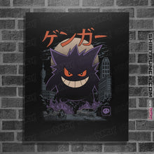 Load image into Gallery viewer, Secret_Shirts Posters / 4&quot;x6&quot; / Black Ghost Type Kaiju

