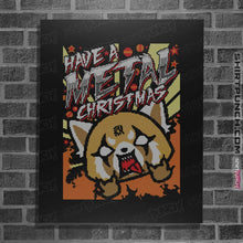 Load image into Gallery viewer, Shirts Posters / 4"x6" / Black Have A Metal Christmas