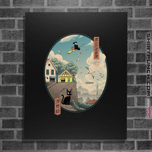 Load image into Gallery viewer, Shirts Posters / 4"x6" / Black Ukiyo-e Delivery