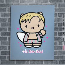 Load image into Gallery viewer, Daily_Deal_Shirts Posters / 4"x6" / Powder Blue Waving Doll